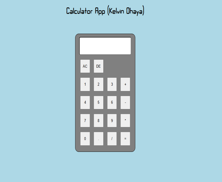 Gui Calculator homepage